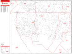 Highlands Ranch Digital Map Red Line Style